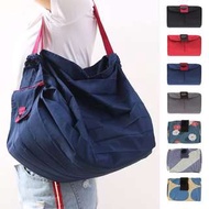 韩日式本快速折叠收纳环保袋旅行春卷袋超市手拎提女单肩包购物袋