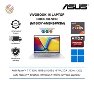 ASUS Vivobook 16 Laptops (M1605Y-AMB424WSM) R7-7730U/16G/512G/FHD IPS/M365(1Y)