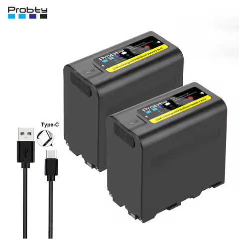 10800mAh NP-F970 NP-F980 Battery with LED Power Indicator for Sony NP-F970 NP-F975 NP-F960 NP-F950 N