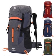 bagpack beg sekolah perempuan 50L beg pendakian anti-percikan ultra ringan di luar