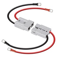 Anderson Connector 50A Kit Anderson Plug 8 Guage 30cm Battery Cables Waterproof Quick Connectors for