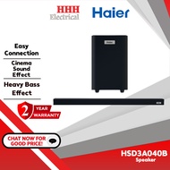 Haier 2 Speaker Woofer Sound Bar HSD3A040B with Cinema Level Sound Effect Heavy Bass Effect