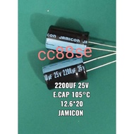 2200UF 25V ELECTROLYTIC CAPACITOR JAMICON