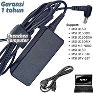 Charger Adaptor MSI U160DXH U160MX U160 U160DX MS-N082 U180 BTY-S16 BTY-S17 adapter netbook