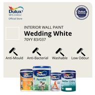 Dulux Wall/Door/Wood Paint - Wedding White (70YY 83/037) (Ambiance All/Pentalite/Wash &amp; Wear/Better Living)