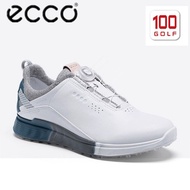 Ecco รองเท้าผ้าใบผู้ชาย ปุ่ม BOA สีขาว รองเท้ากอล์ฟ S3 102914