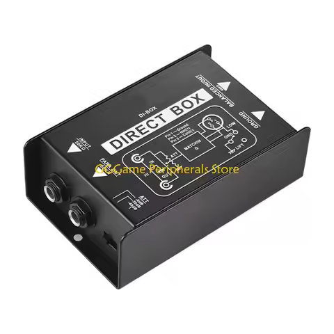 U55B Professional DIRECT BOX Single Channel Passive DI-Box Direct Injection Box for Car Home Stereo 
