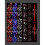 Motorcycle tire cover, premium fullprint motorcycle tire cover