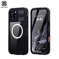 Shellbox สำหรับ iPhone 16Pro Max/pro/plus/ 16พร้อมซองกันน้ำ IP68 MagSafe