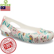 crocs kadee vera bradley flora flat women authentic 204086