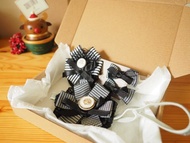 聖誕禮物 限量版 手作嬰兒女童彈性髮帶髮夾髮夾頭飾三件裝