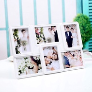 Photo Children Baby Combination Rinse Five-Grid Plastic Photo Frame Six-Grid Korean Style Conjoined 