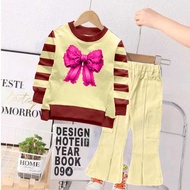 GIRLS' CUBRAI STEEL WITH CREM COLOR RIBBON MOTIF AGE 2 YEARS - 10 YEARS