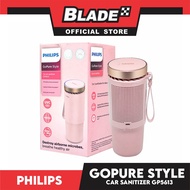 Philips GoPure Style Car Air Sanitizer GP5613 (Pink) for Car Air Sanitizer Destroy Airborne Microbes