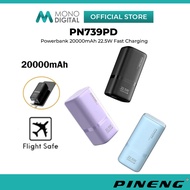 PINENG PN739PD MINI FAST CHARGE / PN739SPD BUILD-IN CABLE 22.5W 20000MAh FAST CHARGING PORTABLE POWE