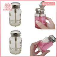 Befairy 2x2.7oz rõ ràng sơn móng tay tẩy trang bộ phận bơm xịt chất lỏng acetone chai