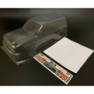 TeamC Toyota Land Cruiser Clear Bodyshell 1/10 Crawler 313mm wheelbase