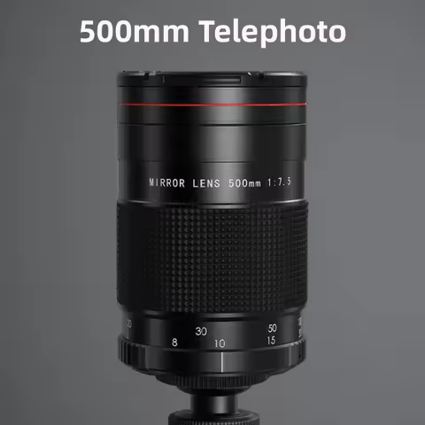 Lightdow Telephoto Lens Mirror Lens for Nikon D3400 D500 D7200 D5500 D750 D810 D3300 D5300 Manual Le