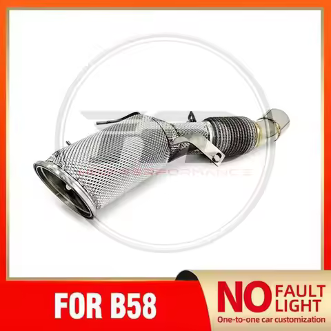 HMD High Flow Exhaust rhodium Downpipe for BMW M240i M340i/M440i/540i/X3 X4 M40i/X5 X6 40i (LCI) 202