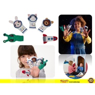IKEA-AFTONSPARV 5-piece finger puppet set, multicolour