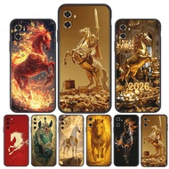 Huawei P10 P20 P30 Lite Pro Y5P Y6P Y7A Y8P TPU Spot goods Black soft case phone case Golden Horse Z