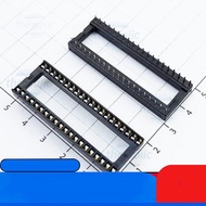 [10 Pieces]- IC Base 40 Square Pins Two Rows 2.54mm 1A 60VAC IC2 Components