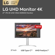 LG-27UP850N 27” IPS 4K UHD VESA HDR400 Monitor with USB Type-C