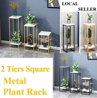 [2 TIER SQUARE PLANT RACK] Plant Rack Plant stand Plant Pot Plant shelf  Plant bench Plant fence