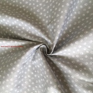 grey with white curl 100% cotton twill fabric DIY handmade kids shabby chic quilting patchwork tent