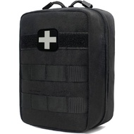 First Aid Kit EMT Medical IFAK Pouch, Molle  Med Emergency Trauma Bag for Camping Home Car Hiking  (