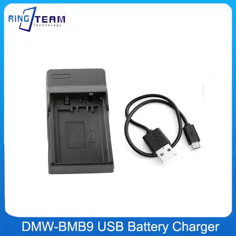 Premium DMW-BMB9 BMB9E Battery USB Charger For Panasonic Lumix DC-FZ82 FZ70 FZ60 FZ100 FZ150 FZ40 FZ