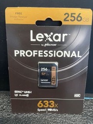 Lexar SDXC 633X 記憶卡 256GB LSD256CB633 香港行貨