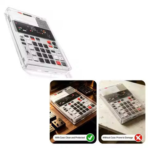 Dustproof Cover for EP‑133 K.O.II Magnetic Side Panel Case Clear Acrylic Precise Cutouts Heat Dissip