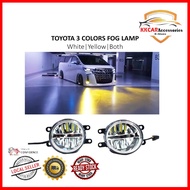 Toyota 3 Colors LED Fog Lamp Alphard Vellfire Estima Camry Lexus Hilux Vios AGH30