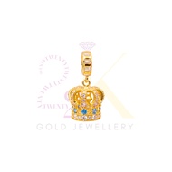 916/22K Ornate Crown Pendant (22K Gold Jewellery)