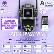 Outdoor Dual Lens WiFi CCTV Camera || Free SIM | Night Vision | Waterproof | 2-Way Audio CCTV WIFI C