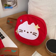 SAMO Instant Camera Storage Pouch, Cute Kitty Large Capacity Makeup Bag, Portable with Lanyard Zippe