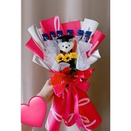 READY STOCK BOUQUET CONVO BEAR DAIRY MILK CHOCOLATE/BOUQUET KONVO
