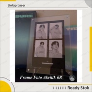 Acrylic 6R PC Frame Includes Acrylic Postcard Frame Stand