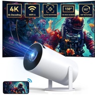 VISTARA HY300 Pro Smart H Projector | Wireless Projection | 1080P Ultra HD 4K | Android 13 | Big Scr