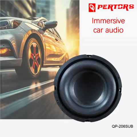 6.5-inch High Power Subwoofer Easy to Install Deep 4ohm Bass Automotive Woofer Speaker Modification