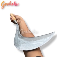 Paket Paling Murah Sabit Madura Dan Batu Asah Import - Arit Pemotong Rumput Super Tajam - Alat Penga