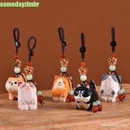 One day ZL0M Puppy pendant，Engraved Siberian Husky Bead Cat Keychain，Corgi dog animal model D3WS8