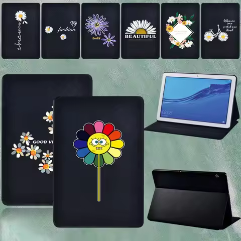 Case for Huawei MediaPad M5 Lite 8/MediaPad T3 8"/T3 10 9.6"/T5 10 10.1" Leather for MediaPad M5 Lit