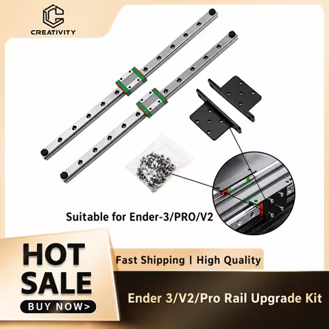 Ender 3/V2/Pro 3D Printer Upgrade Linear Rail Kit Y-axis X Axis Linear Guide Kit for Ender-3 Ender 3