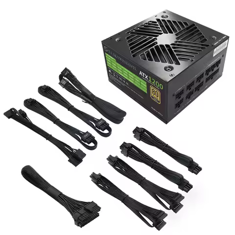 PCIE 5.0 1200W PC Power Supply Full Modular PSU For Power Source 1200W WATT Power Supply ATX PC PSU 