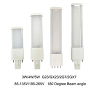 Horizontal Pl 2Pin G23/GX23 4W 5W 7W LED Tube Light Desk Reading Table Lamp Replace CFL PL-S 7W/9W/1