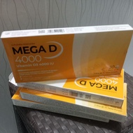 MEGA D 4000 box Vitamin D3 4000 Vitamin D