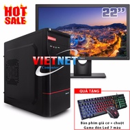 Bộ máy tính intel core 2Duo E8400 RAM 4GB 250GB LCD Dell 22 Wide VietNet