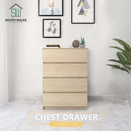 Simple and modern Nordic storage cabinet 4 drawer cabinet bedroom finishing living room wall cabinet children's room